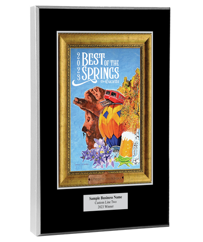 Best of the Springs 2023 Cover Plaque
