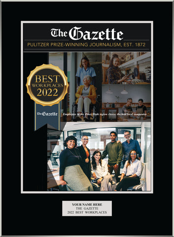 Best Workplaces 2022 Plaque