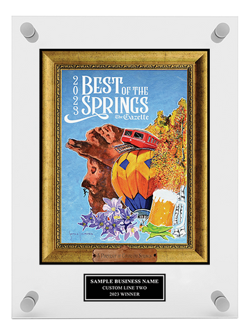 Best of the Springs 2023 Cover Acrylic Plaque