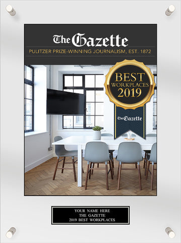 Best Workplaces 2019 Acrylic Plaque