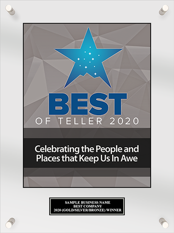 Best of Teller 2020 Acrylic Plaque