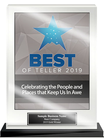 Best of Teller Acrylic Desktop Award