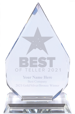 Best of Teller 2021 Engraved Diamond Award